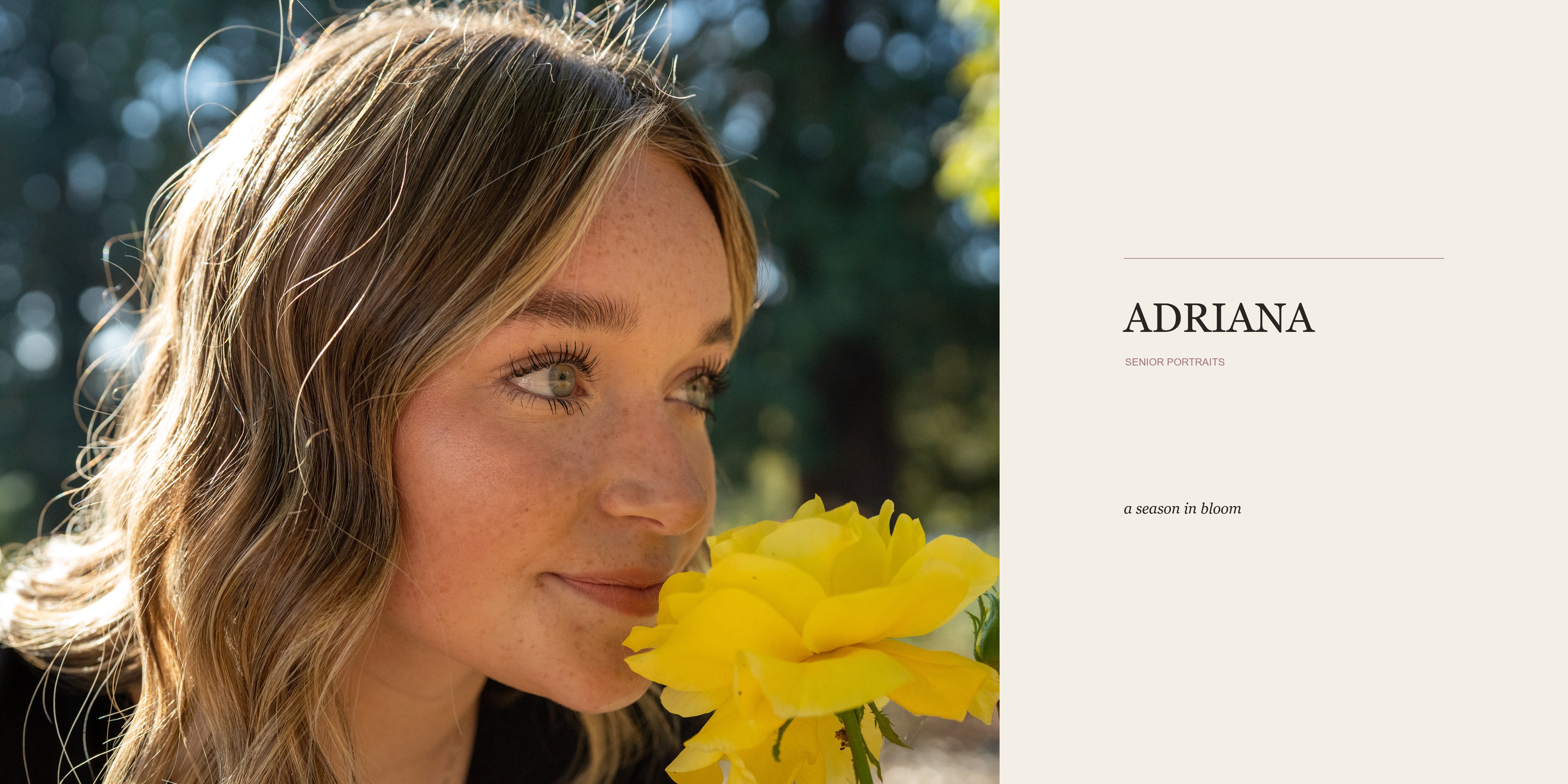 The cover of the Adriana Hunter Album.