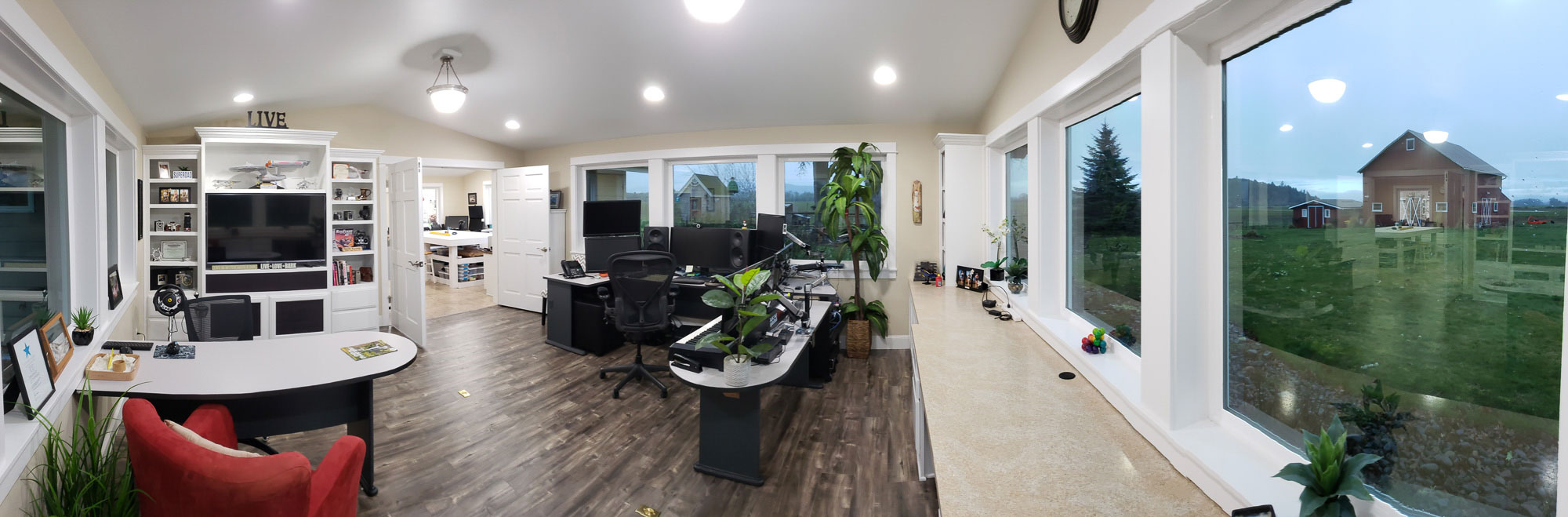 Editing and filming room at Transitions In Time.