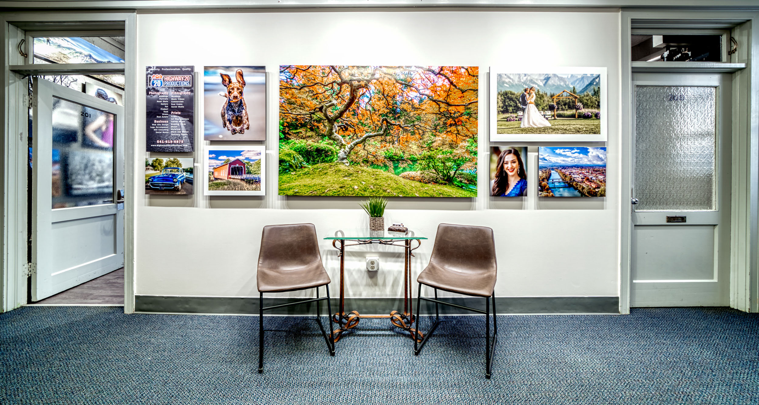 Waiting area at Transitions In Time.