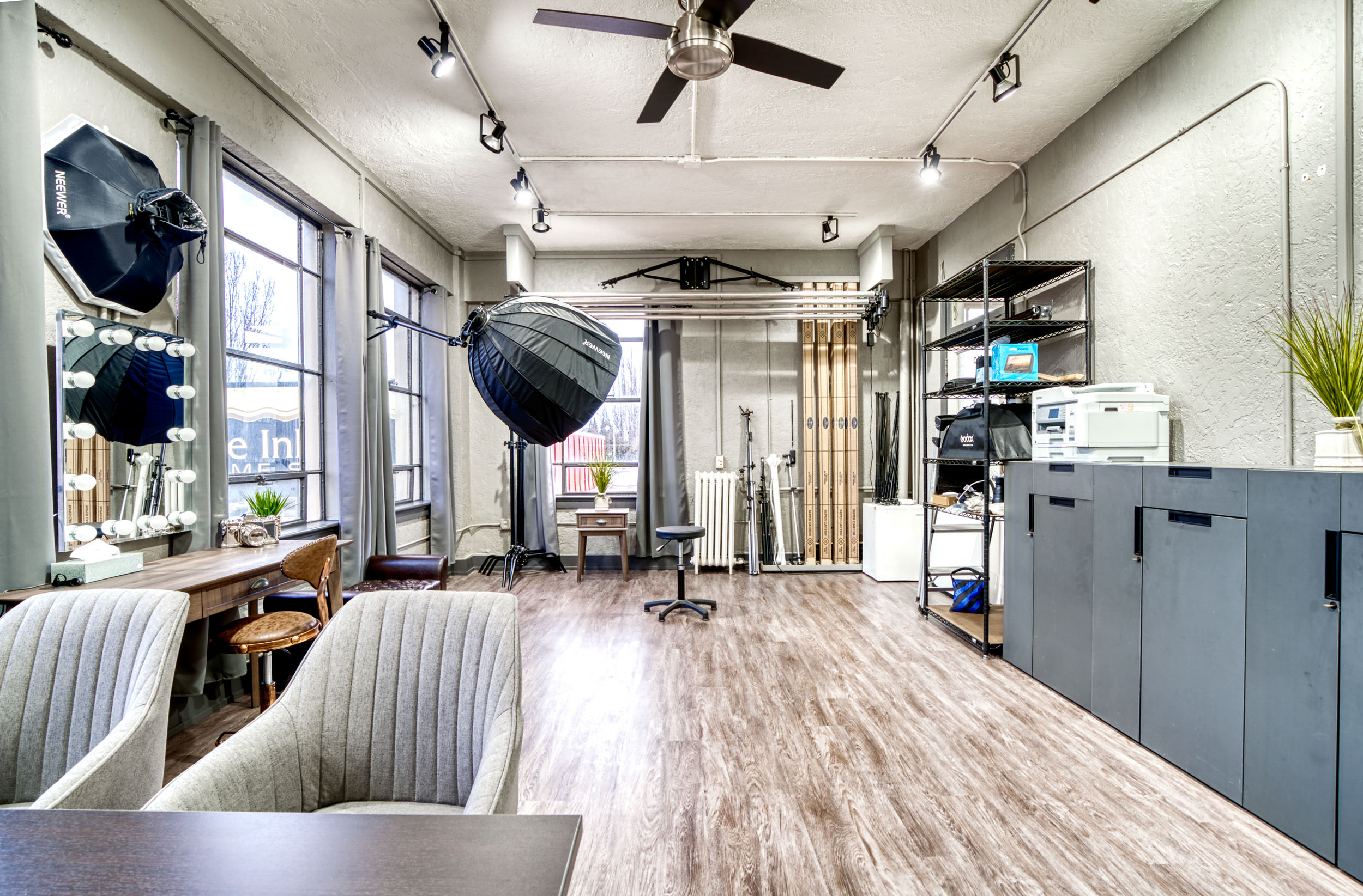 Final interior of the Transitions In Time studio.