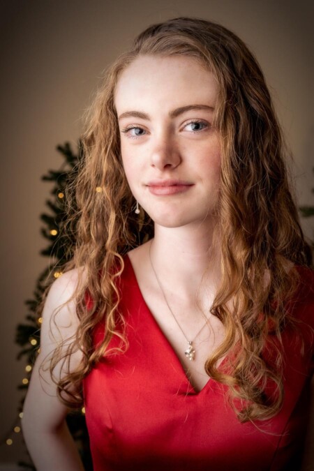 Senior portrait outdoors during a photo session.